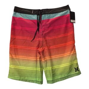 BBC-3 Hurley Boys Shoreline Multicolor Board Shorts Water Swim Trunks‎ 20/30